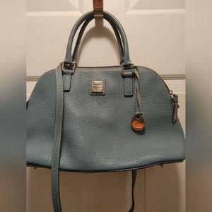 Dooney blue satchel